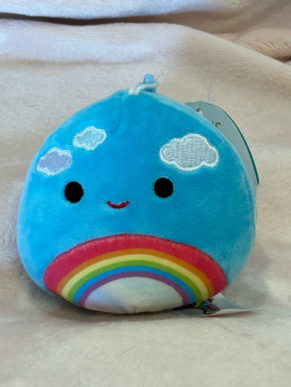 Vera Rainbow Squishmallow 3.5" clip